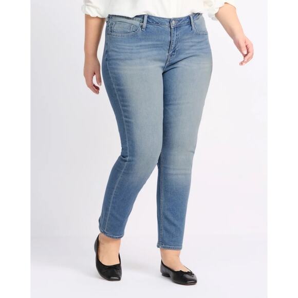 NWT Vigoss Marley Mid Rise Skinny Jean Size 24 - Picture 1 of 9